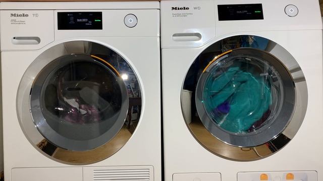 Miele WCR870WPS & TCR860WP washing and drying смотреть онлайн