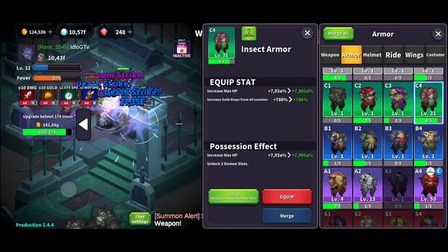 HARD to PROGRESS in Idle Iron Knight, beginner tips, guide, game review, android gameplay смотреть онлайн