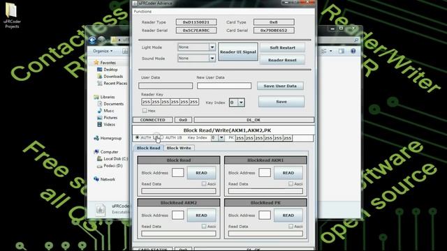RFID Mifare and NFC Reader Writer Programming - Java uFRCoder Advanced software review (Windows) смотреть онлайн
