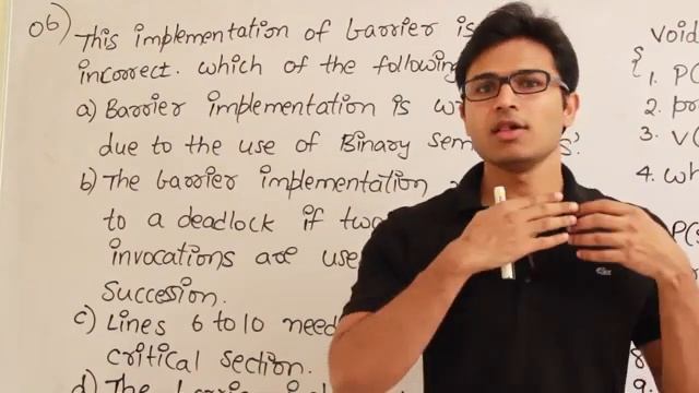 OS | Process Synchronization | Gate 06 Question on Barrier part 1 | Ravindrababu Ravula смотреть онлайн