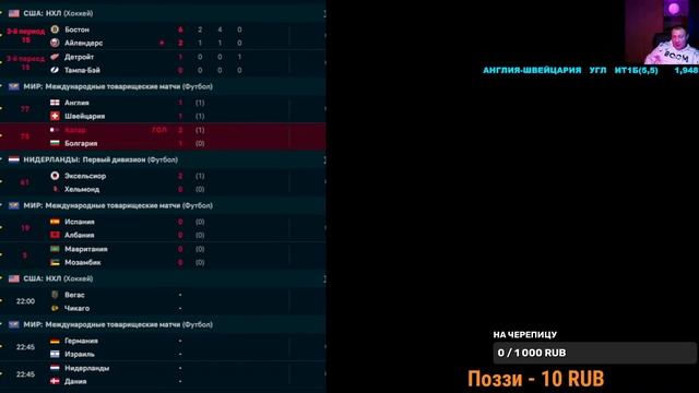 Футбол.Прямая трансляция Нидерланды-Дания,Германия-Израиль,Испания-Албания. смотреть онлайн