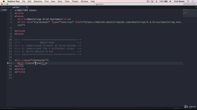 5 Bootstrap The Grid System смотреть онлайн