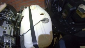 Снегоход Буран  4 тд. Установка датчика уровня топлива.