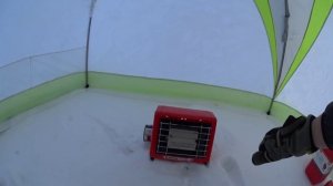 Газовый обогреватель для зимней палатки