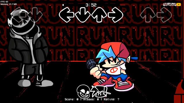 БЕЗУМНЫЙ МОД В FNF "VHS Sans" ◉ Friday Night Funkin смотреть онлайн