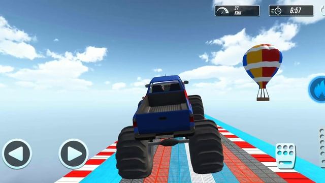 Monster Truck Mega Ramp - Extreme Stunts GT Racing | Android Gameplay | Friction Games смотреть онлайн