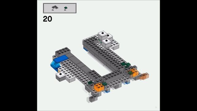 LEGO Minecraft The End Portal 21124 Instructions Book 1 DIY Brick Building Kids смотреть онлайн