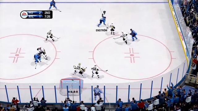 NHL 09 Gameplay Atlanta Thrashers vs Pittsburgh Penguins смотреть онлайн