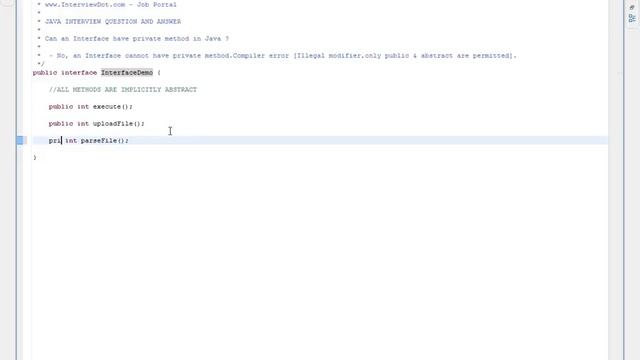 No Private Method in Interface смотреть онлайн