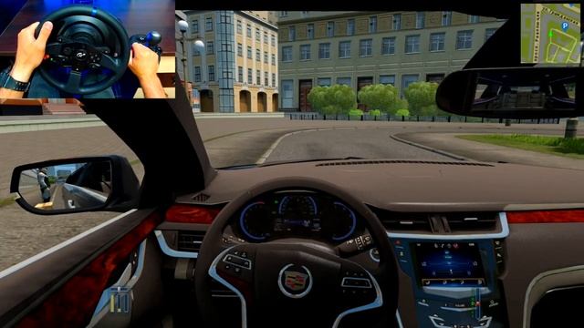 City Car Driving, "ПОСЫЛКА ДЛЯ ПРЕЗИДЕНТА", VIP доставка, на Cadillac XTS Royale смотреть онлайн