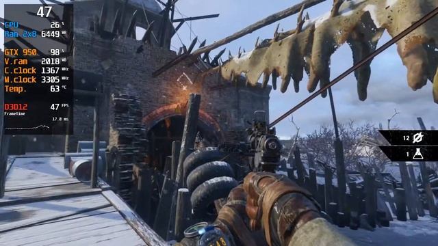 GTX 950 / Metro Exodus / 1080p / Low (60fps) & High (30fps) смотреть онлайн