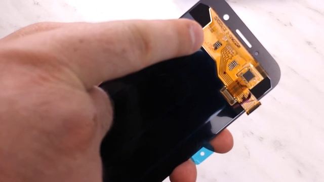Как выглядит оригинальный дисплей для Samsung Galaxy A5 2017 SM A520F/DS Black смотреть онлайн