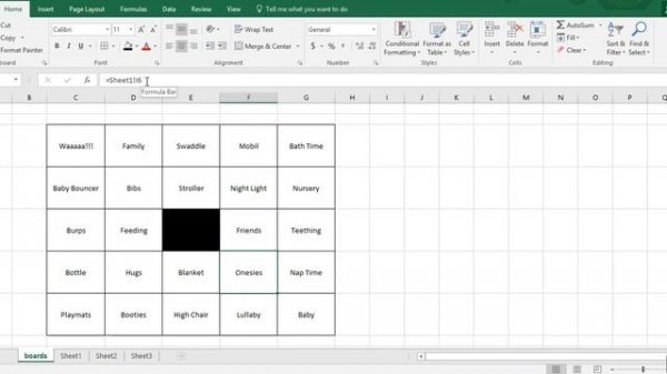 How to Create a Bingo Board Using Excel / Make Bingo Game in Excel Tutorial