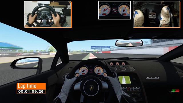 Lamborghini Gallardo Superleggera 2007 Manual Em Silverstone! │ Volta Rápida Assetto Corsa