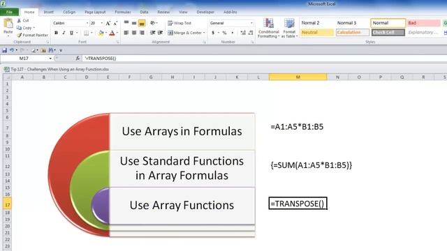 Tips for Using ARRAY Formulas and Functions in Excel смотреть онлайн