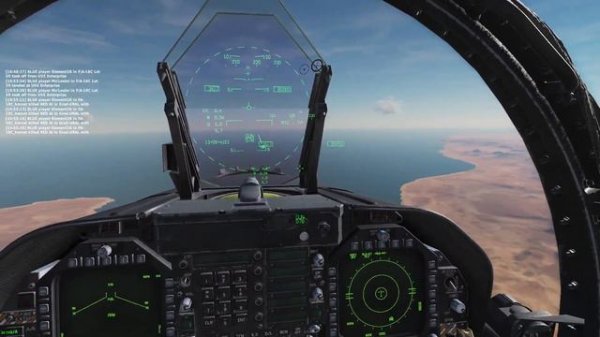 DCS WORLD - F/A-18C MAVERICK MISSILE RUN IN THE PERSIAN GULF