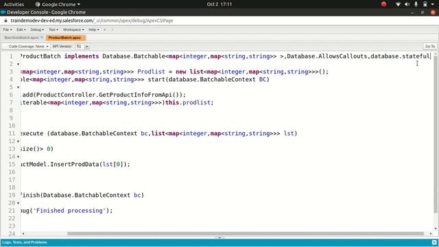 Platform developer 2- Batch Apex смотреть онлайн
