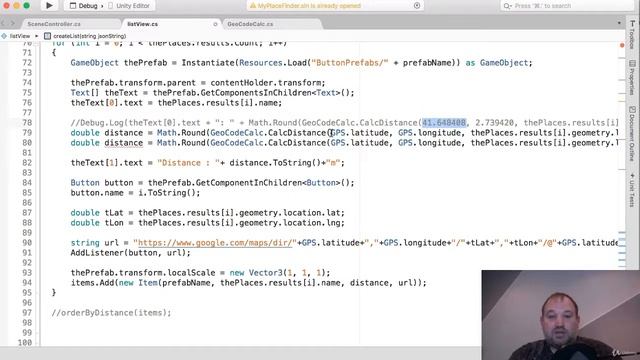 Unity GPS Tutorial - Sample 3 - Sorting Json Data By Nearest First смотреть онлайн