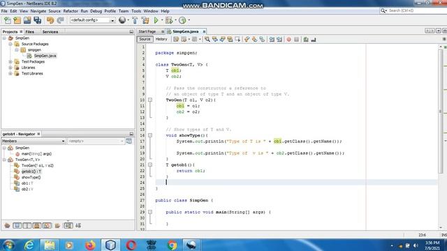 Java the complete Reference (Chapter 14) Example (3) A Generic Class with Two Type Parameters смотреть онлайн