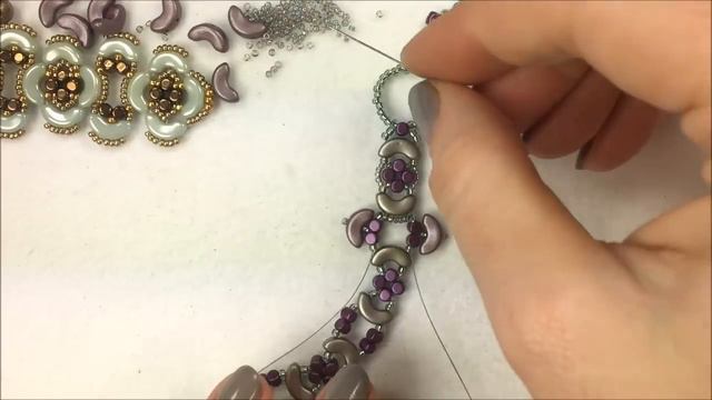 Desert Rose Bracelet- DIY Jewelry Making Tutorial By PotomacBeads