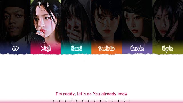 NewJeans 'Zero (J.I.D. Remix)' Lyrics [Color Coded Han_Rom_Eng] | ShadowByYoongi