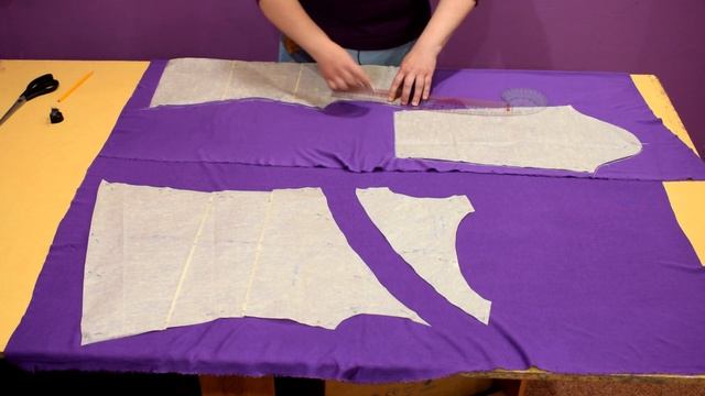 Как раскроить ткань. смотреть онлайн