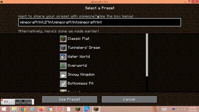 How to make a flat tnt world in Minecarft Java! смотреть онлайн
