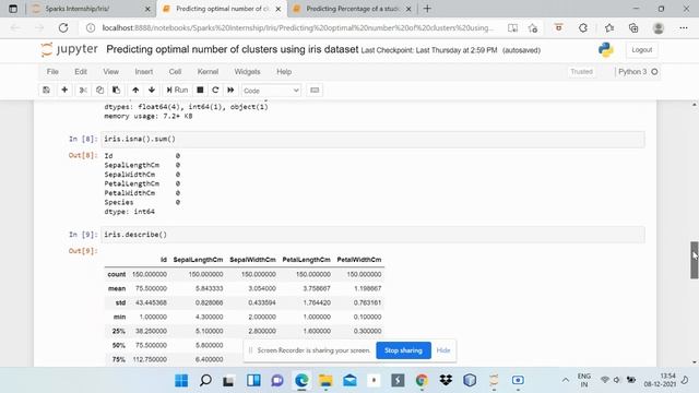 To find optimal number of clusters for iris dataset using unsupervised ML смотреть онлайн