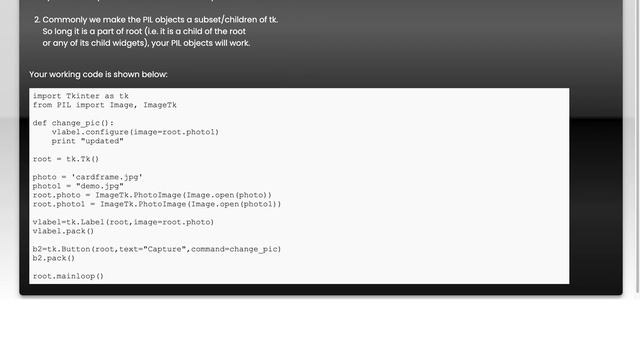 Tkinter not changing image on button press смотреть онлайн