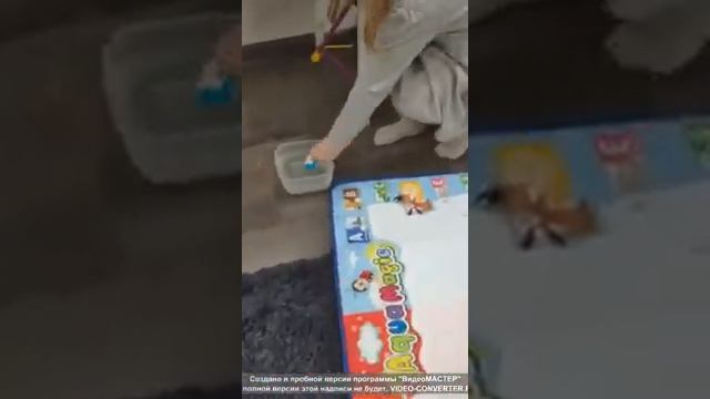 Отзыв от Екатерины на коврик для рисования водными маркерами. смотреть онлайн