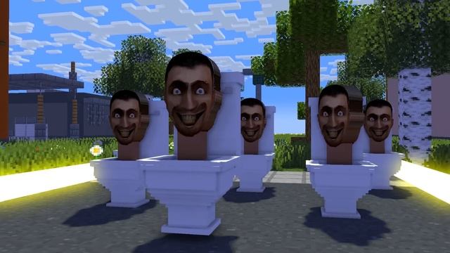 Monster School : SKIBIDI TOILET GIANT AND TITAN BOTTLE FLIP CHALLENGE - Minecraft Animation смотреть онлайн