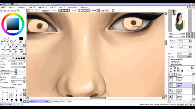 (SAI) The Sims 4 speedpaint: Violet Norcross смотреть онлайн