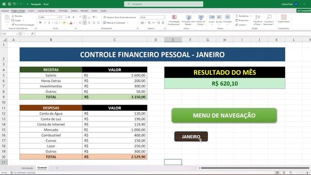 Excel Básico: Criando Botões de Navegação entre Planilhas - Passo a Passo no Nível Iniciante смотреть онлайн