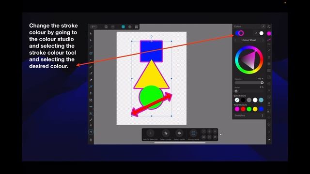 How To Apply A Stroke Around An Entire Design in Affinity Designer смотреть онлайн