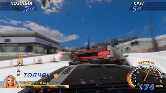 FlatOut 2 Winter Pursuit - Test-drive #2 Race car