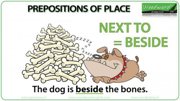 Basic Prepositions of Place in English