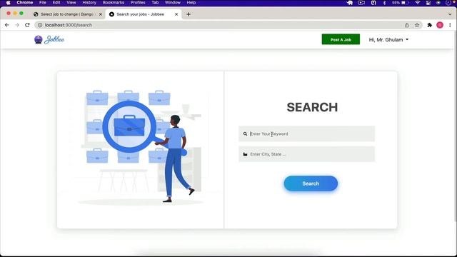 Next.js & Django - Build Complete Jobs Portal with Postgres | UDEMY Course смотреть онлайн