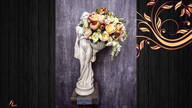 Интерьерные композиции из искусственных цветов премиум класса bytik "Divno" смотреть онлайн