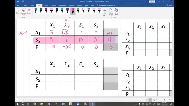 Math 135 Simplex Method Examples смотреть онлайн