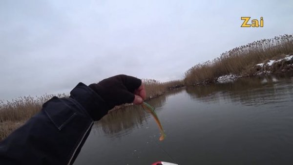 СКОЛЬКО ЩУКИ В ЭТОЙ РЕКЕ? Джиг в январе. Keitech или не Keitech