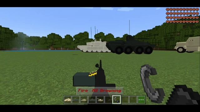 WAR VEHICLES Addon [Crafting Tanks Survival Warfare] Mod In Minecraft MCPE/BE смотреть онлайн