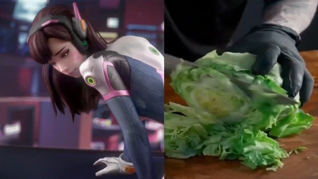 D.va Cheese Slap Meme