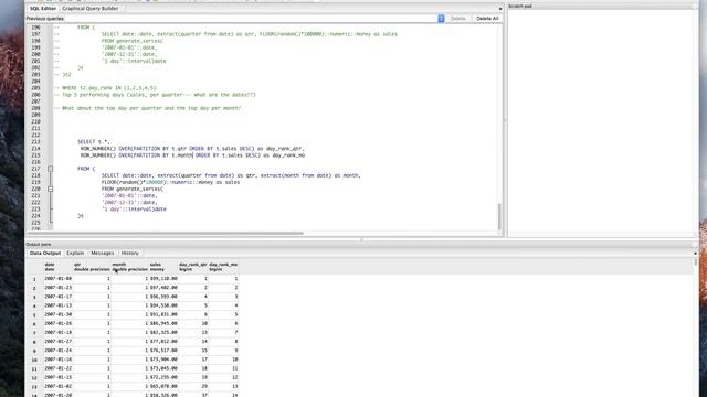 SQL - Multiple Row_Number functions addressing different partitions смотреть онлайн