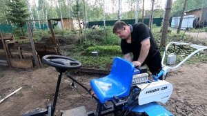 Измельчитель веток для мотоблоков "НЕВА" ИВС3. Как он в работе ??