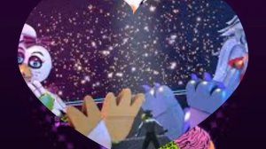 Рокси и Глэм-рок Чика ❤️💜🐺🐔