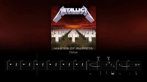 Metallica - Orion (Lead Guitar Backing Track with Tabs)