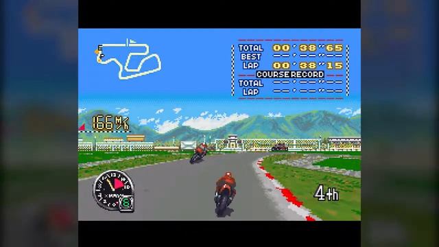 GP-1 Part II (SNES) - US Championship - Round 2: Mountain Gameplay смотреть онлайн
