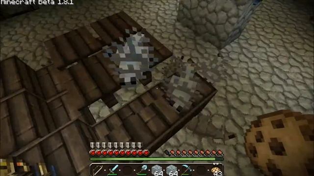 [MC 1.8] How to play with silverfishes in Minecraft смотреть онлайн