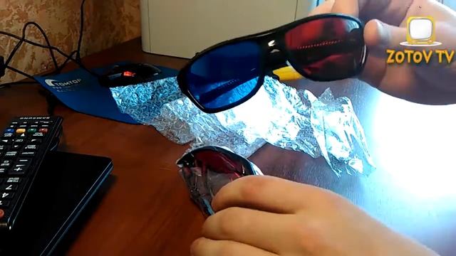 Анаглифные ОЧКИ 3D за 80₽ из Китая (AliExpress) Распаковка