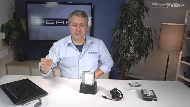 Station d'accueil docking USB 3.0 pour disques durs SATA 2,5" et 3,5" [PEARLTV.FR] смотреть онлайн